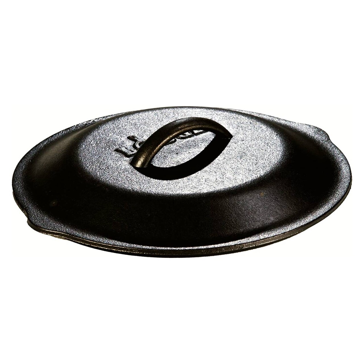 Lodge L6SC3 Logic Seasoned Cast Iron Skillet Pot Dutch Oven #6 Lid 9 Inch